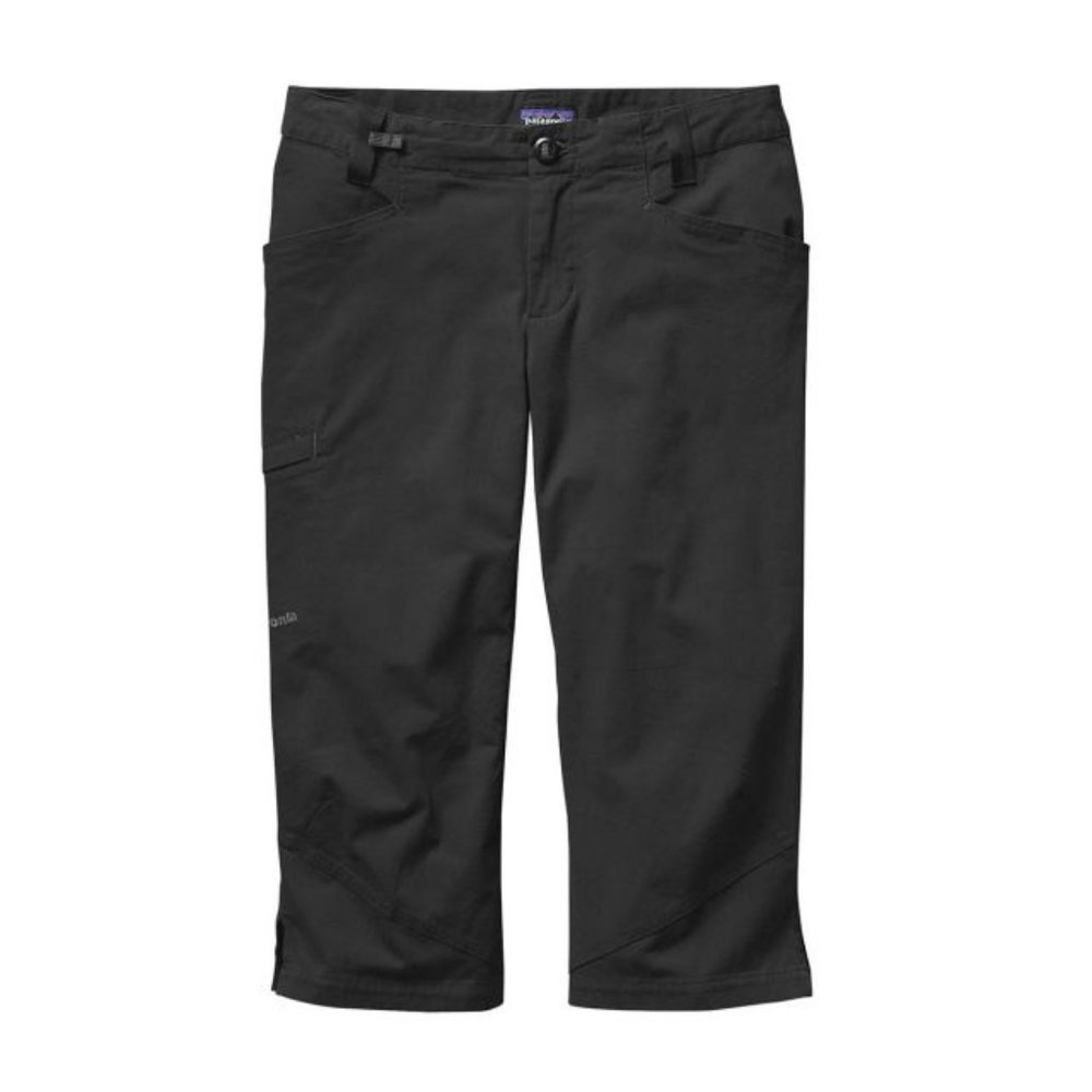 NWT Patagonia W's Venga Rock Capri Sz6 Black